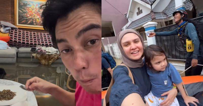 Kumpulan Seleb yang Rumahnya Kebanjiran, Ada Baim Wong